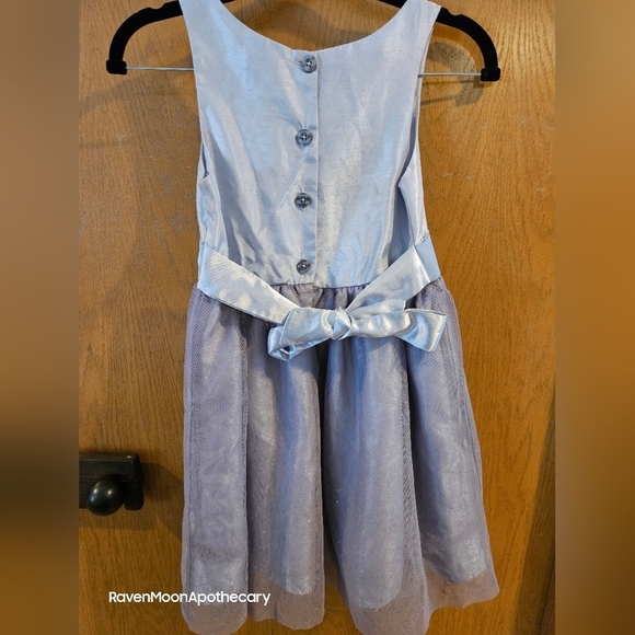Hoilday Editions Girls Sliver Dress large 10/12 - Picture 2 of 14